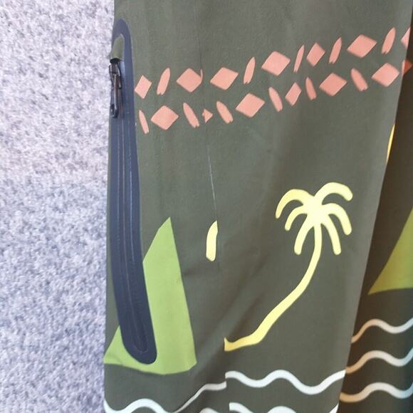 Roark Mens Shorts Size 40 Passage Primo Island Time Boardshort Military Green - Picture 5 of 13